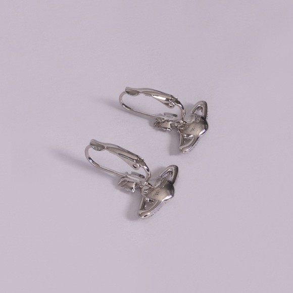 Vivienne Westwood Womens Grey Grace Bas Relief Earrings #3