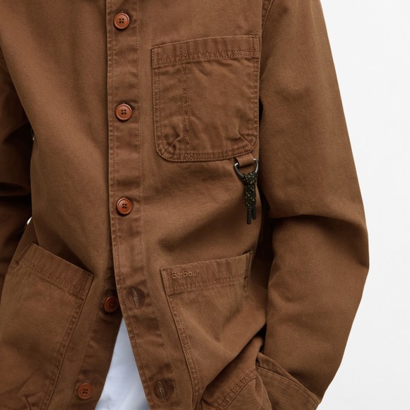 Barbour Lifestyle Mens Red Bowland Overshirt #3