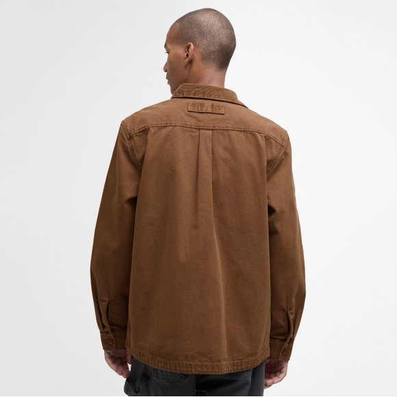 Barbour Lifestyle Mens Red Bowland Overshirt #4