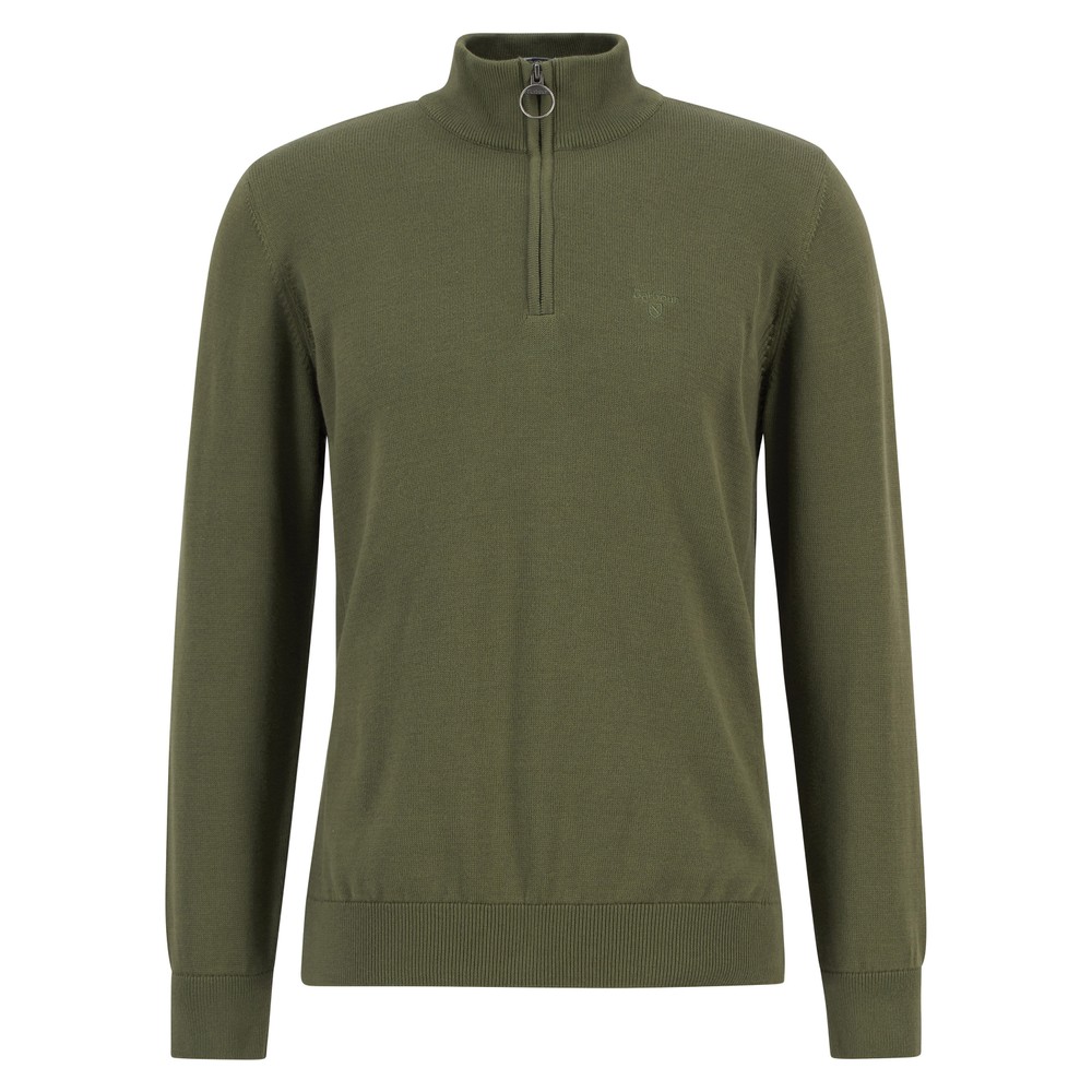 Barbour Lifestyle Cotton Half Zip Jumper, view 1