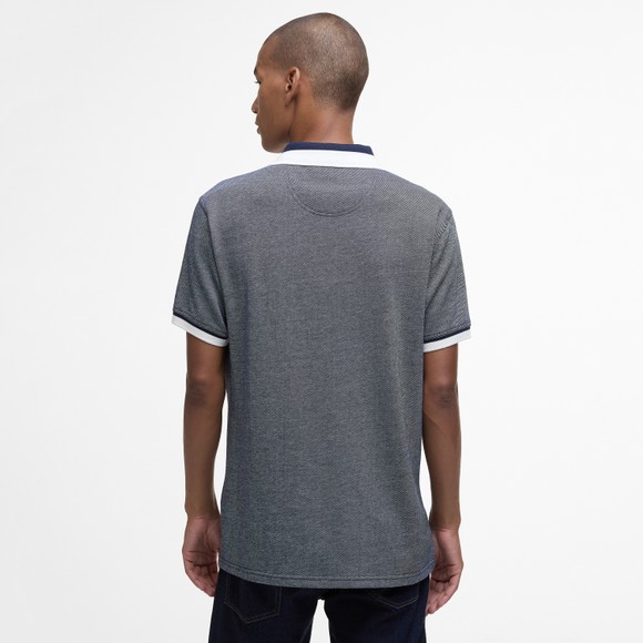 Barbour Lifestyle Mens Blue Helwith Polo Shirt #4