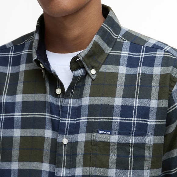 Barbour Lifestyle Mens Grey Rasay Tailored Shirt #2