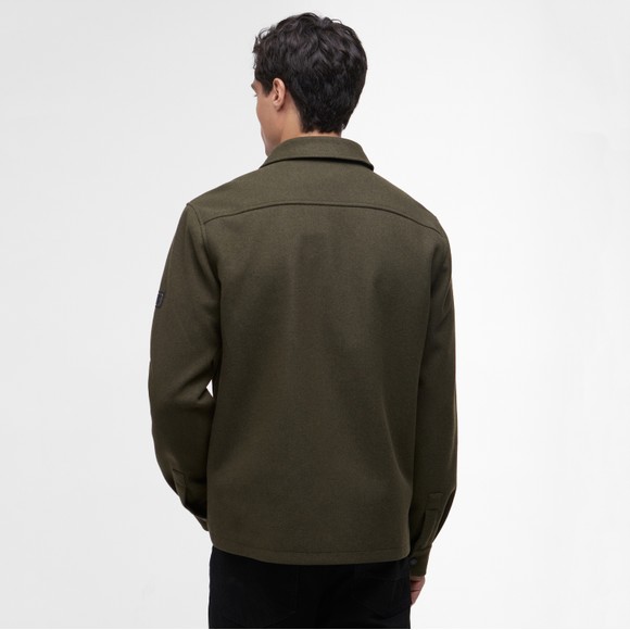 Barbour International Mens Green Walken Overshirt #3