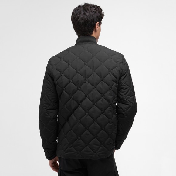 Barbour International Mens Black Walden Quilted Jacket #4