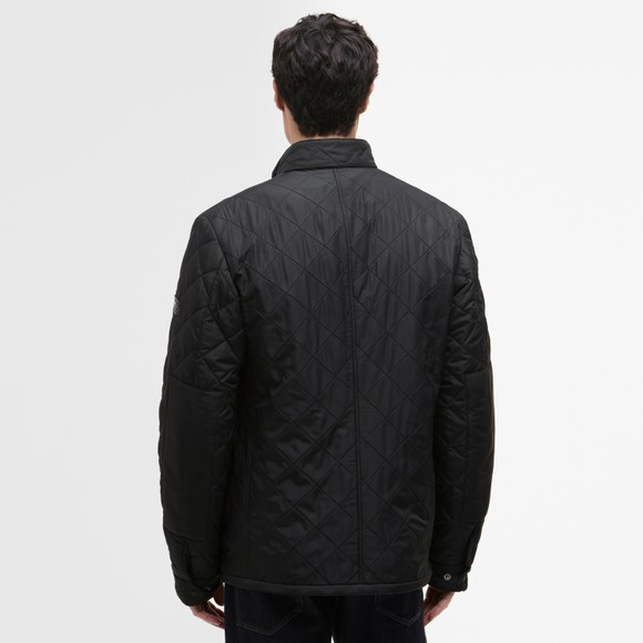 Barbour International Mens Black Contemporary Ariel Polarquilt Jacket #3