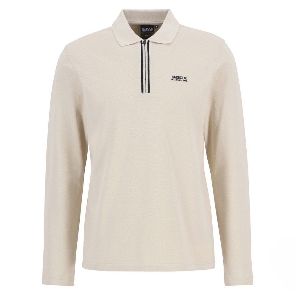 Marshall LS Zipped Polo Shirt