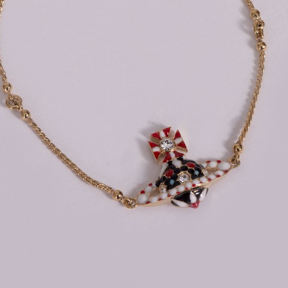 Vivienne Westwood Womens Gold Gabriella Bas Relief Bracelet #4