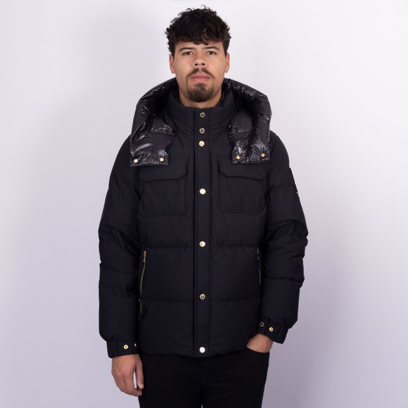 Moose Knuckles Mens Black Suthep Gold Jacket #3