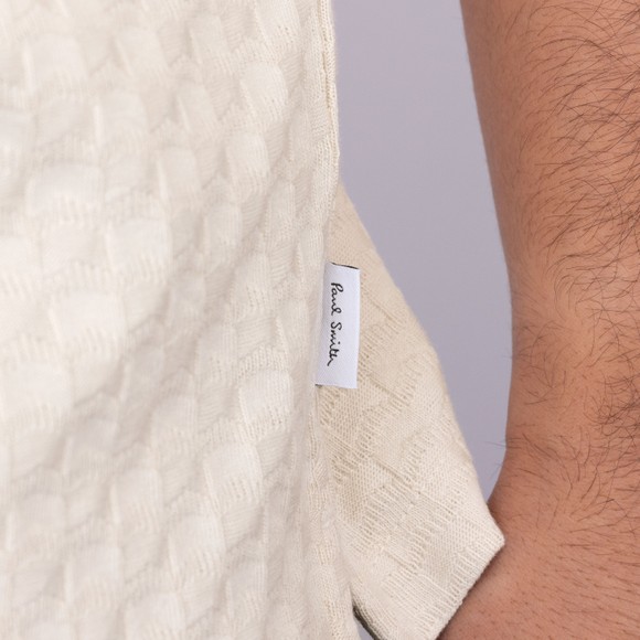 PS Paul Smith Mens Beige Zip Front Polo Shirt #4