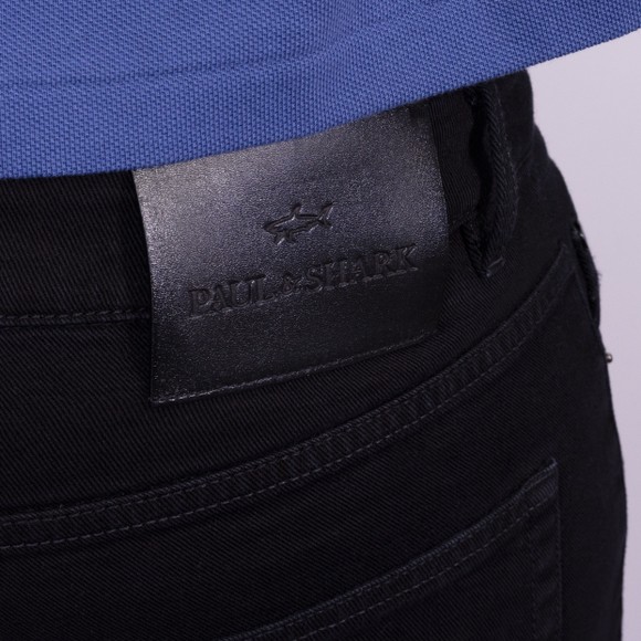 Paul & Shark Mens Black Comfort Rivet Jean #4