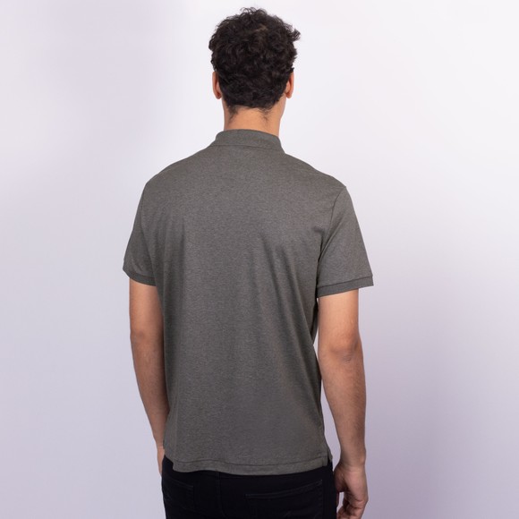 Polo Ralph Lauren Mens Grey Custom Slim Fit Pima Polo Shirt #4