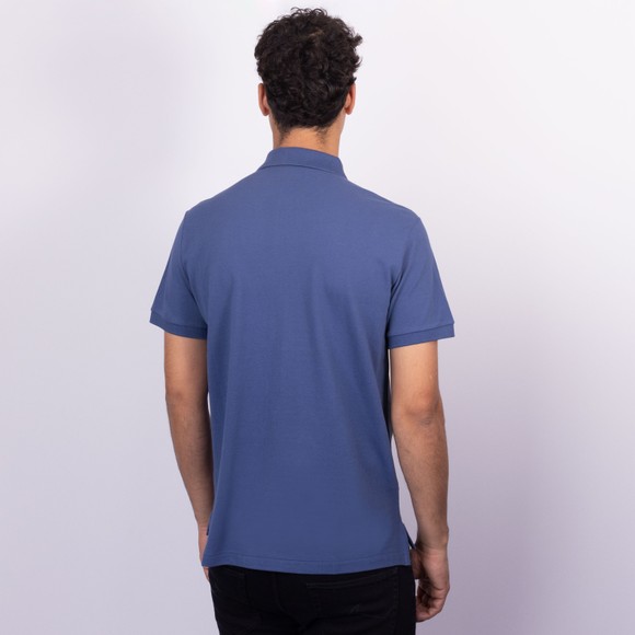 Polo Ralph Lauren Mens Blue Custom Slim Fit Short Sleeve Polo Shirt #4