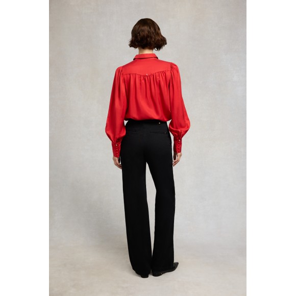 Holland Cooper Womens Red Ada Blouse #3