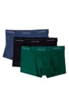 Calvin Klein Mens Green Relaxed Fit Trunks