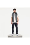 Weekend Offender Mens Blue Toronto Padded Hooded Gilet
