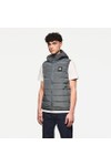 Weekend Offender Mens Blue Toronto Padded Hooded Gilet