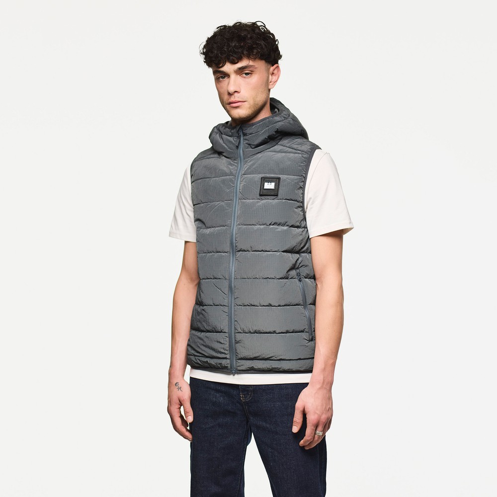 Weekend Offender Toronto Padded Hooded Gilet | Masdings