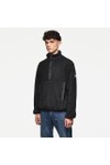 Weekend Offender Mens Black Stanier 1/4 Zip Sherpa Fleece