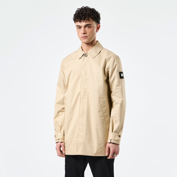 Weekend Offender Mens Beige Whitehouse Check Detail Mac  main image