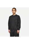 Weekend Offender Mens Black Cerati Ergotek Pocket Crew Sweat