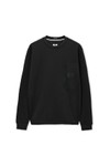 Weekend Offender Mens Black Cerati Ergotek Pocket Crew Sweat