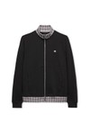 Weekend Offender Mens Black Alameda Jacquard Rib Track Top
