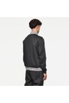 Weekend Offender Mens Black Alameda Jacquard Rib Track Top
