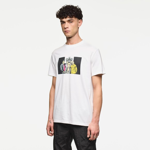 Weekend Offender Mens White T.I.E T Shirt main image