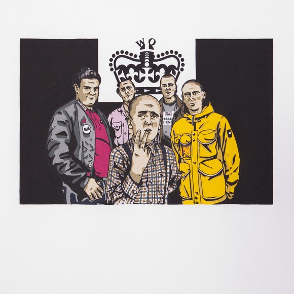 Weekend Offender Mens White T.I.E T Shirt main image