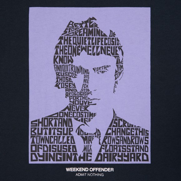 Weekend Offender Mens Blue Dreamin Graphic T Shirt main image