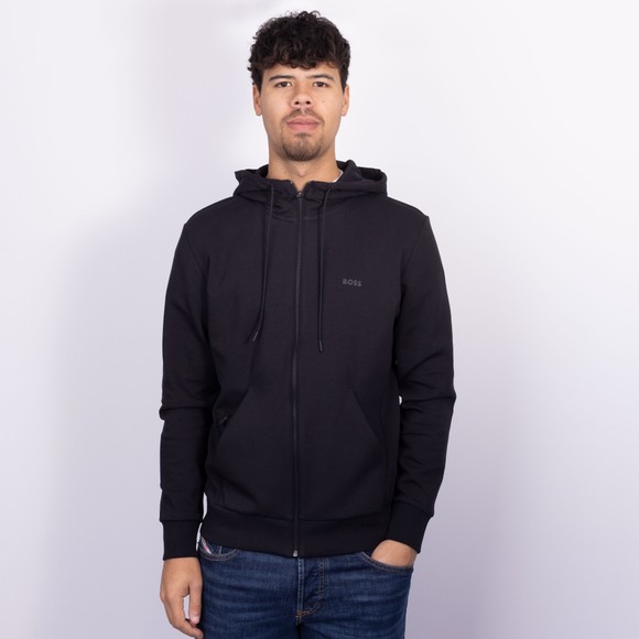BOSS Mens Black Athleisure Saggy Hoody #2
