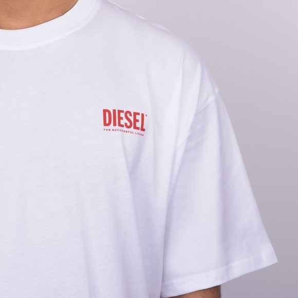 Diesel Mens White T-Boxt Bisk T-Shirt #4
