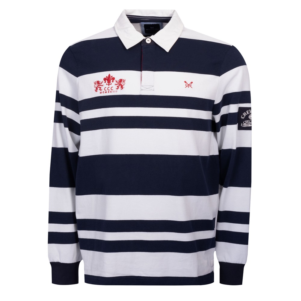 Long Sleeve Stripe Rugby Shirt