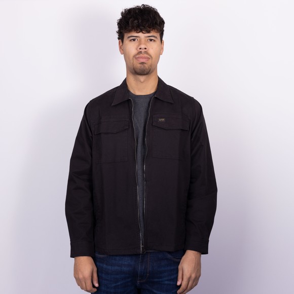 Luke 1977 Mens Black Corinth Overshirt main image