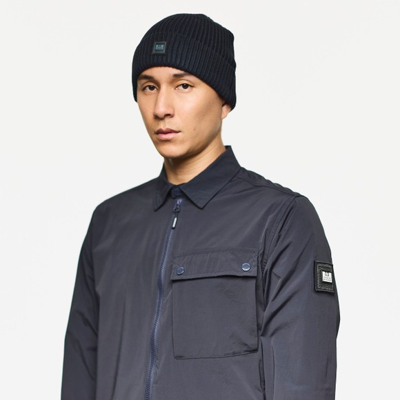 Weekend Offender Mens Blue Kettama Rib Beanie