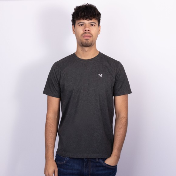 Crew Clothing Company Mens Grey Classic T-Shirt main image