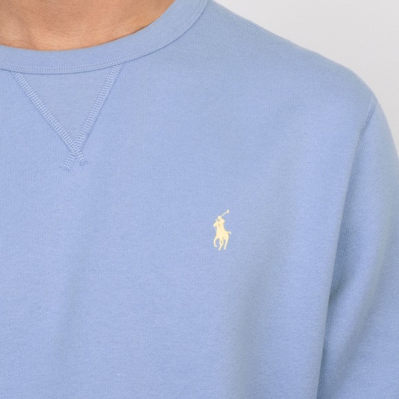 Polo Ralph Lauren Mens Blue Fleece Crew Neck Sweatshirt #3