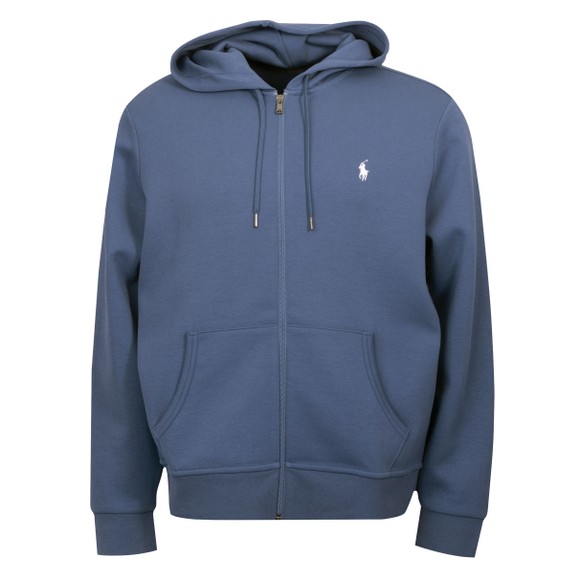 Polo Ralph Lauren Mens Blue Double Knit Tech Hoodie #1