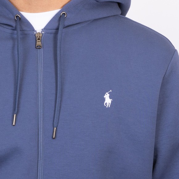 Polo Ralph Lauren Mens Blue Double Knit Tech Hoodie #3