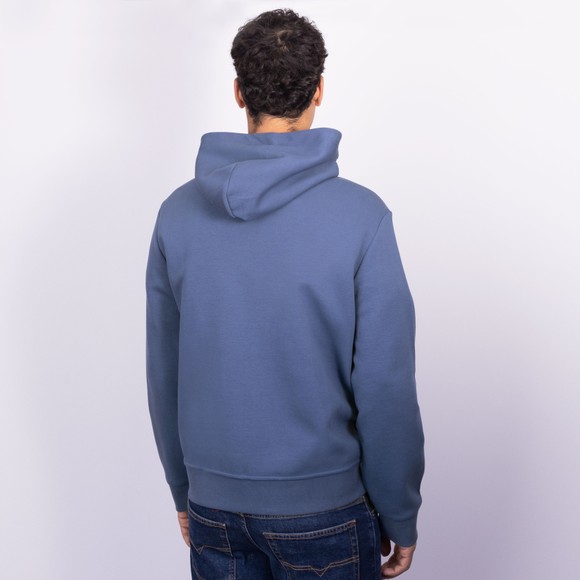 Polo Ralph Lauren Mens Blue Double Knit Tech Hoodie #4