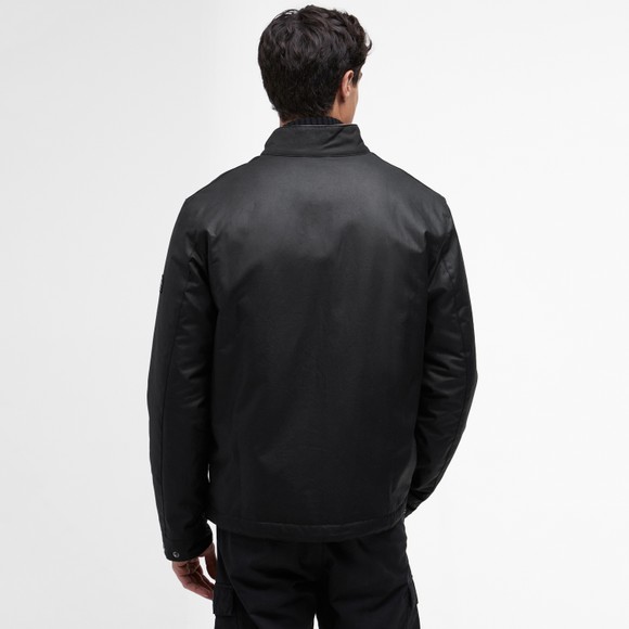 Barbour International Mens Black Chard Wax Jacket #4