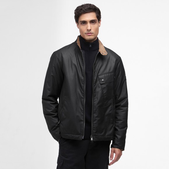 Barbour International Mens Black Chard Wax Jacket #2