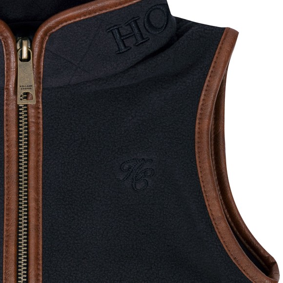 Holland Cooper Boys Blue Little Country Fleece Gilet #3