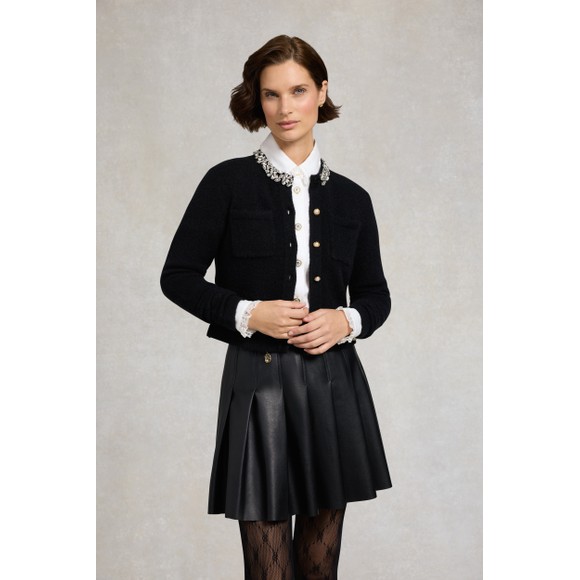 Holland Cooper Womens Black Matilda Cardigan #4