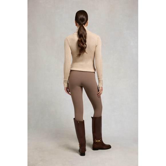 Holland Cooper Womens Brown Contour Legging #3