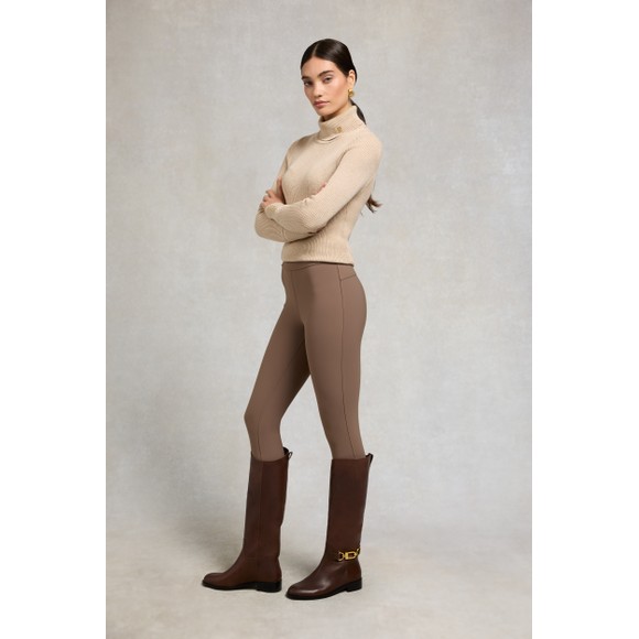 Holland Cooper Womens Brown Contour Legging #4