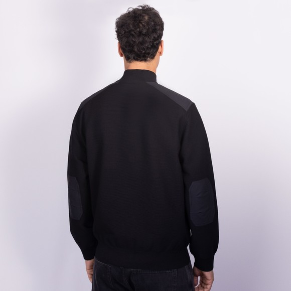 Moose Knuckles Mens Black Elowan 1/4 Zip Sweater  #4