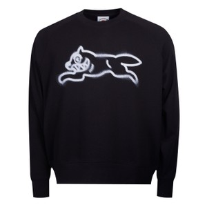 Spray Paint Running Dog Crewneck Sweatshirt