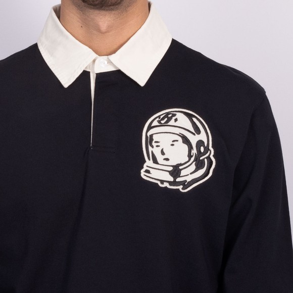 Billionaire Boys Club Mens Black Astro Patch Rugby Shirt #4
