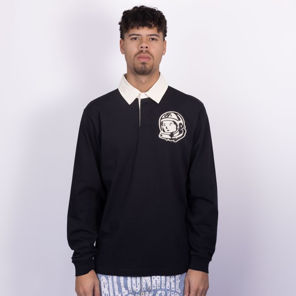 Billionaire Boys Club Mens Black Astro Patch Rugby Shirt #3